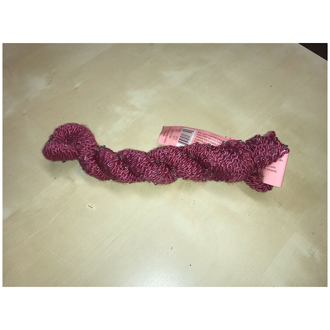 Grace Hand Beaded yarn by Louisa Harding - 010 Kiss