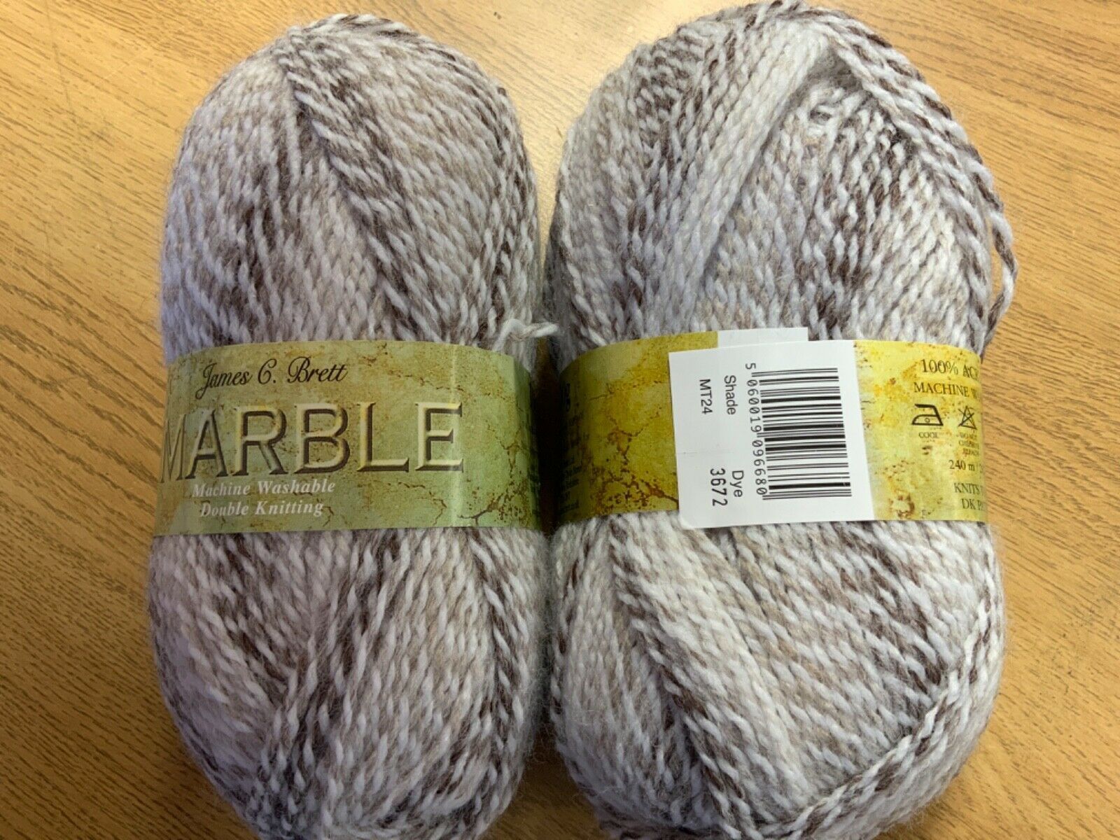 James Brett Marble DK 100g Shade MT24 Browns Creams Yarn for