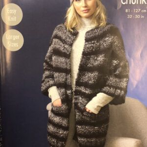 King Cole Knitting Pattern 5171 Super Chunky