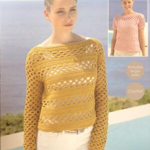 Sirdar cotton DK Crochet Pattern 7075