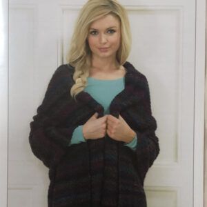James Brett DK Ladies Hooded Wrap Knitting Pattern JB161