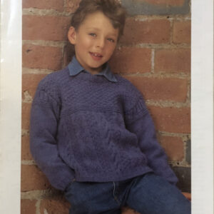 Patons DK Child's Jumper Knitting Pattern PBN D-2068