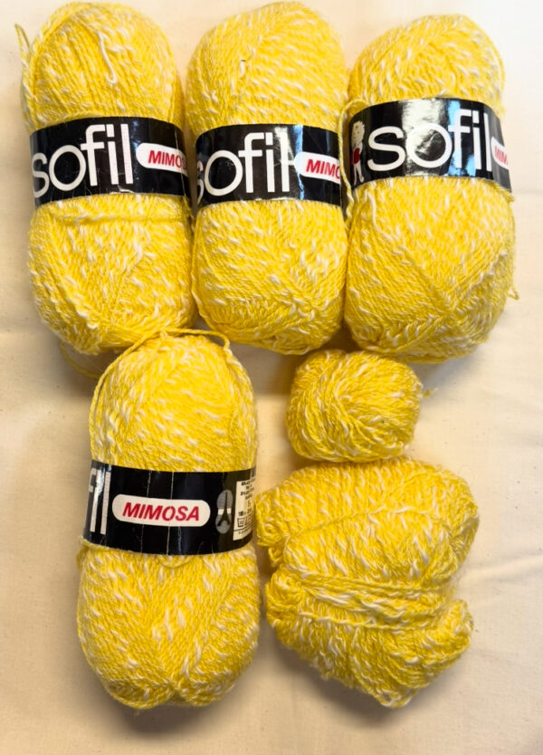 Sofil Mimosa 4Ply - 50g x 4 Balls - Yarn for knitting and crochet ...