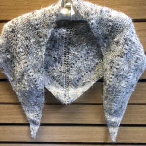 Knitted shawlette -shop sample