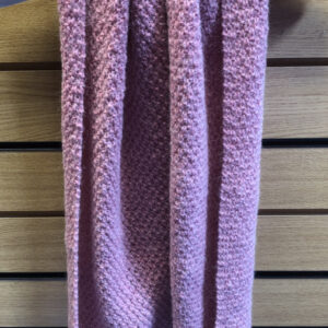 Alpaca and wool knitted scarf - shop sample