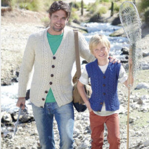Hayfield Bonus Aran Tweed Knitting Pattern 7248