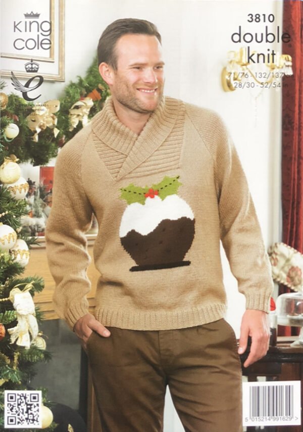 King Cole Christmas Knitting pattern DK 3810