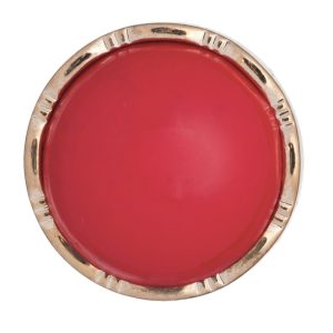 17.5mm pack of 3 Hemline Red Buttons