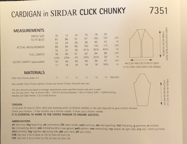 Sirdar Click Chunky Knitting Pattern 7351 - Image 2