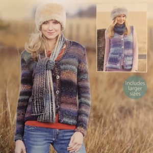 Sirdar Aura Chunky Knitting Pattern 7880