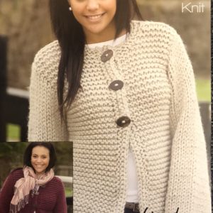 Wendy Pampas Super Chunky Knitting Pattern 5503