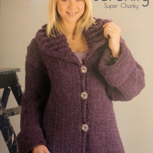 Wendy Serenity Super Chunky Knitting Pattern 5581