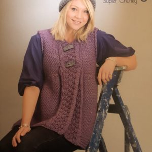 Wendy Serenity Super Chunky Knitting Pattern 5582