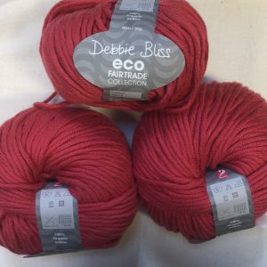 Debbie Bliss Eco Fairtrade Collection Aran 50g - Red 32613