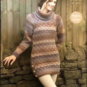King Cole Chunky Knitting Pattern 4981