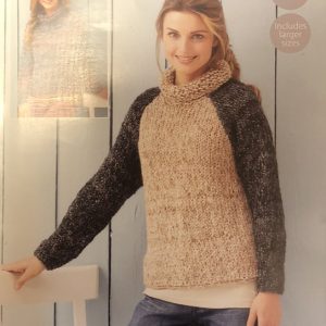Hayfield Ripple Super Chunky Knitting Pattern 7205