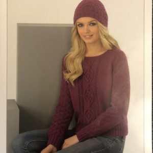 James Brett DK Ladies Sweater Knitting Pattern JB179