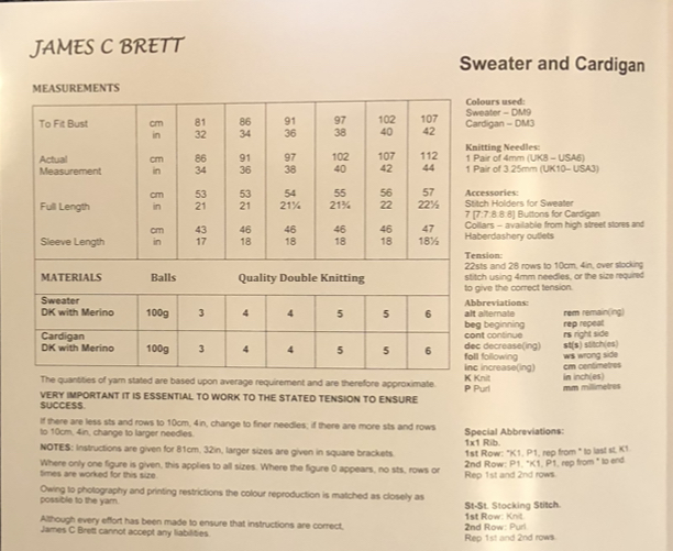 James Brett DK Ladies Sweater Knitting Pattern JB180 - Image 2