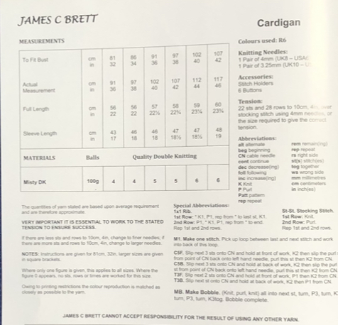 James Brett DK Knitting Pattern JB429 - Image 2