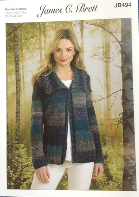 James Brett DK Knitting Pattern JB494