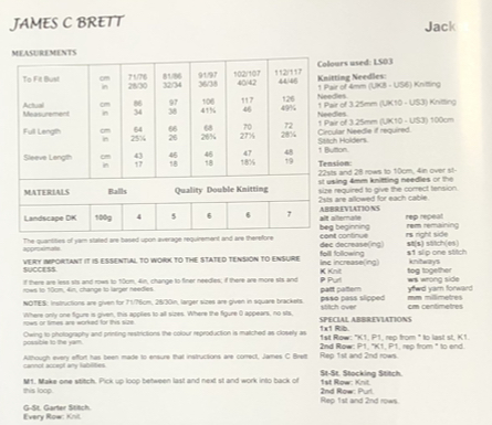 James Brett DK Knitting Pattern JB494 - Image 2