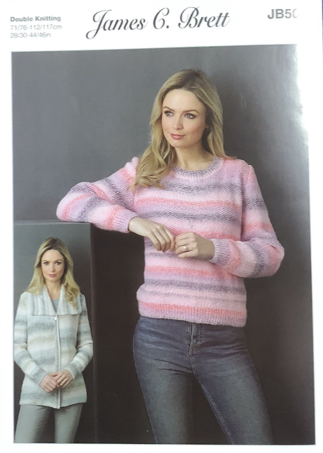 James Brett DK Knitting Pattern JB501