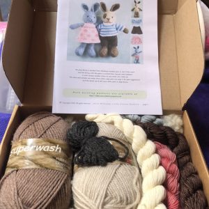 Little Cotton Rabbits - Baby Girl & Boy Bunny Knitting Kit By Julie Williams