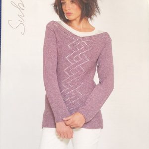 Sublime  DK Knitting Pattern 6097